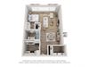 2 bedroom 2 bathroom floor plan 2 bedroom 2 bathroom floor plan at The Lafayette, Norfolk, VA
